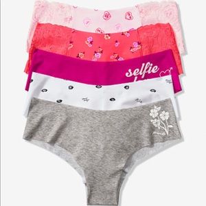 🌸Victoria Secret PINK 5-Pack No-Show Cheeksters🌸